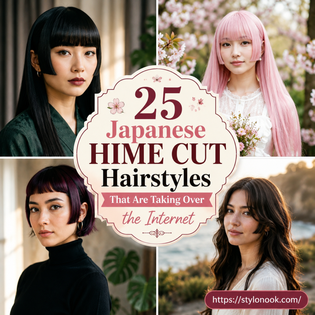 25 Japanese Hime Cut Hairstyles That Are Taking Over the Internet
