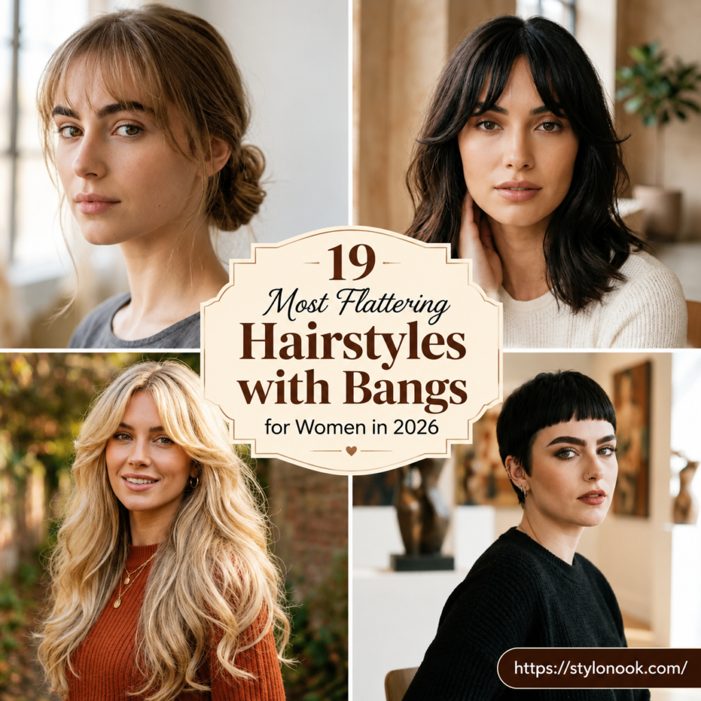 19 Most Flattering Hairstyles with Bangs for Women in 2026