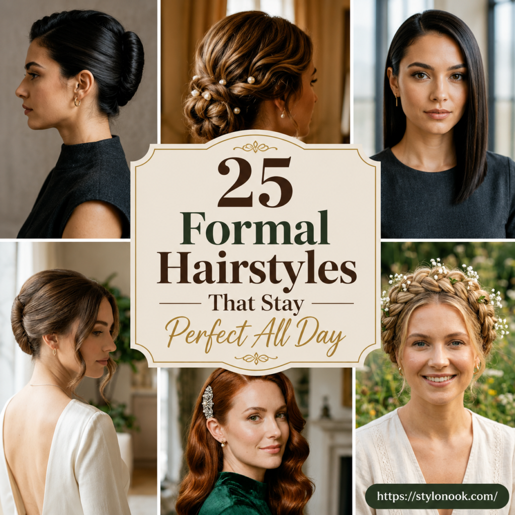 25 Formal Hairstyles That Stay Perfect All Day