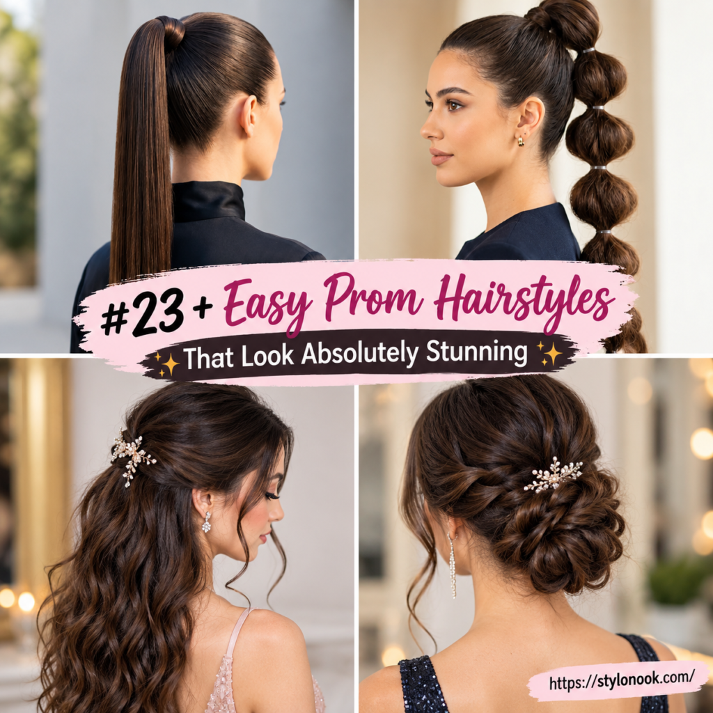 23 + Easy Prom Hairstyles That Look Absolutely Stunning