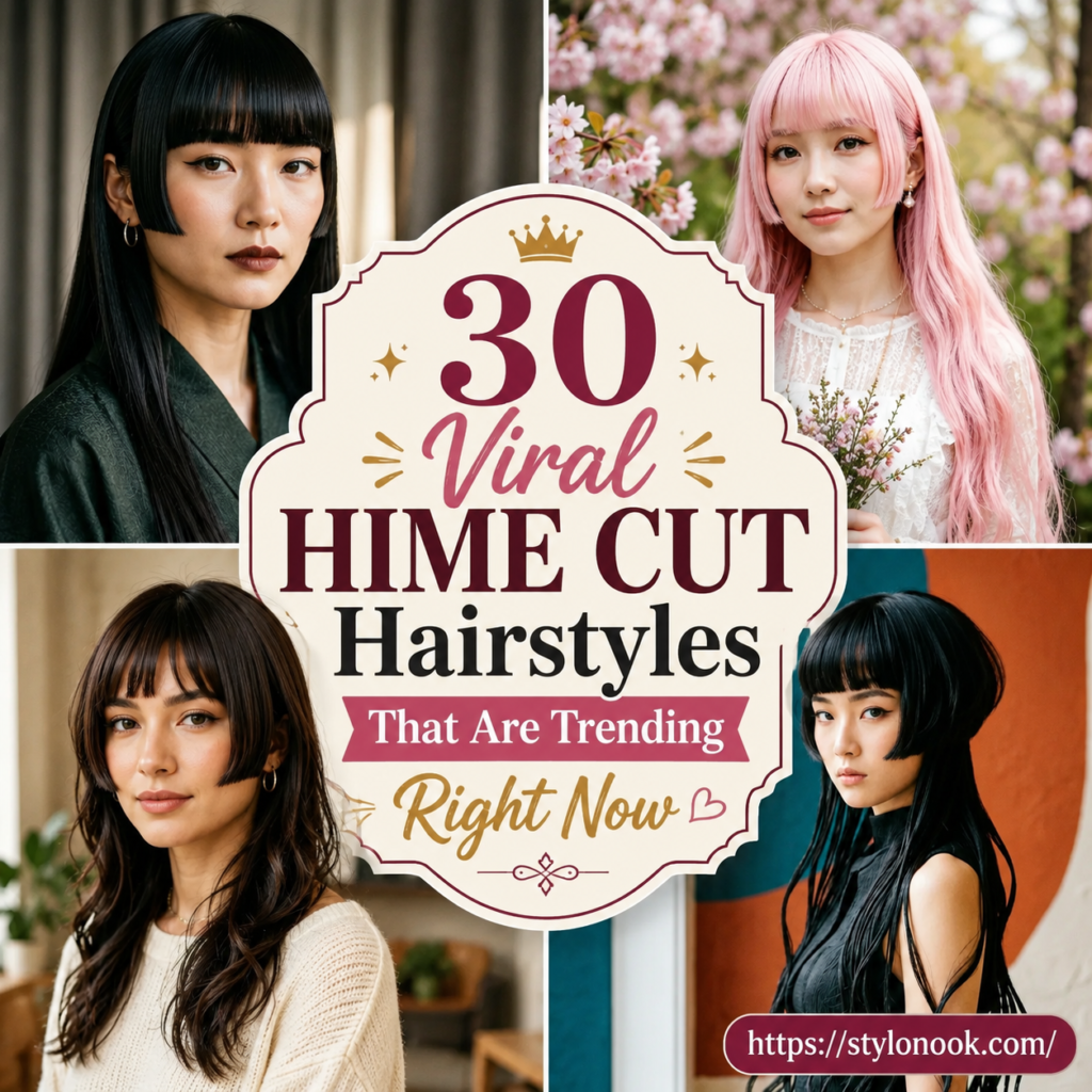 30 Viral Hime Cut Hairstyles That Are Trending Right Now
